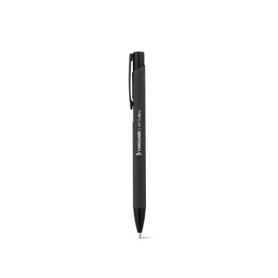 CLINT. Recycled aluminium (100 rAL) ballpoint pen with rubber finish